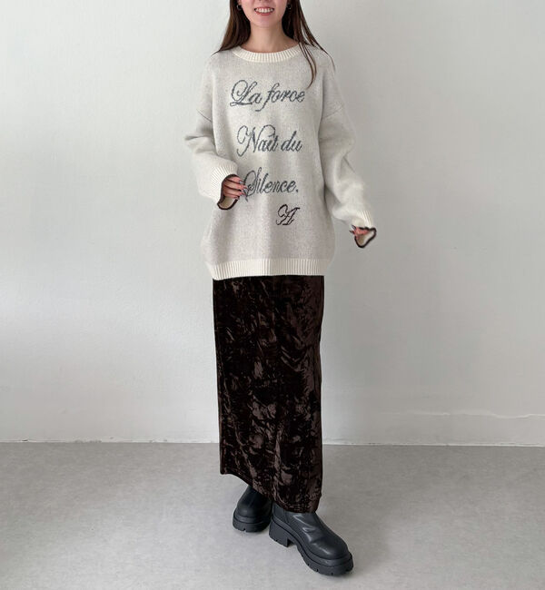 archives「クラッシュベロアタイトスカート」|スカート|