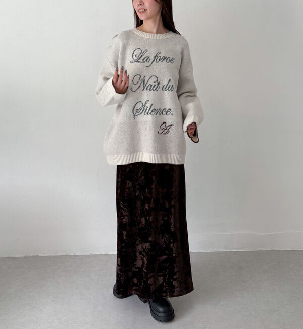 archives「クラッシュベロアタイトスカート」|スカート|