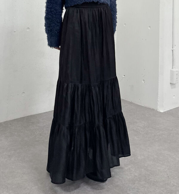 archives「シャイニー切替ティアードスカート」|スカート|
