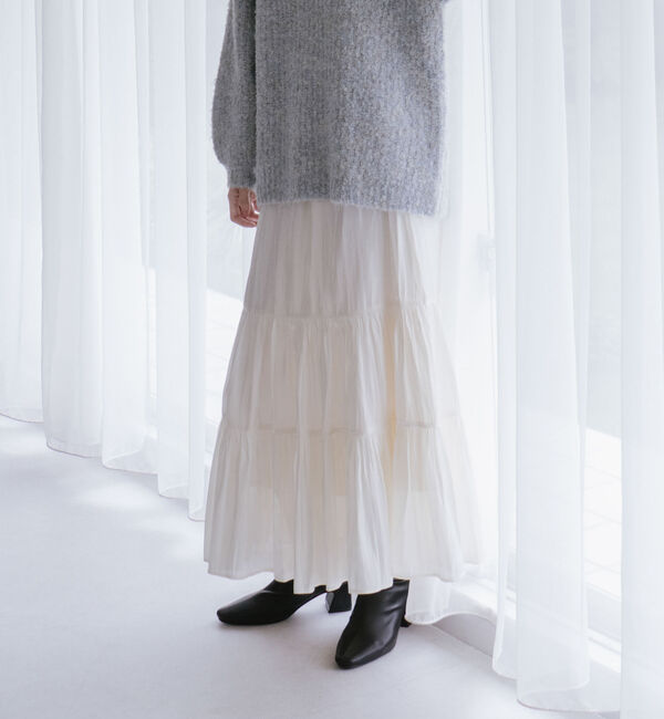 archives「シャイニー切替ティアードスカート」|スカート|