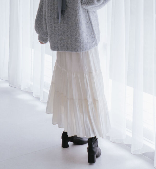 archives「シャイニー切替ティアードスカート」|スカート|