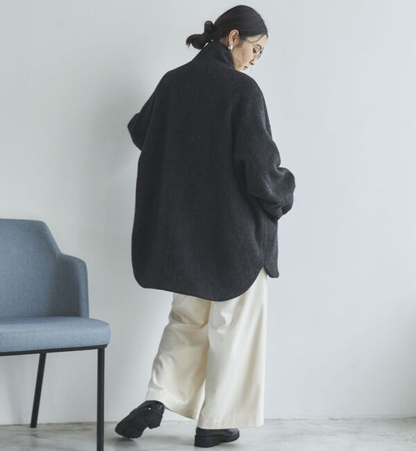 Doux archives「シャギースタンドオーバーコート」|ダッフルコート|