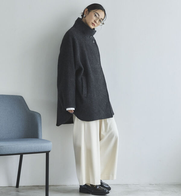 Doux archives「シャギースタンドオーバーコート」|ダッフルコート|