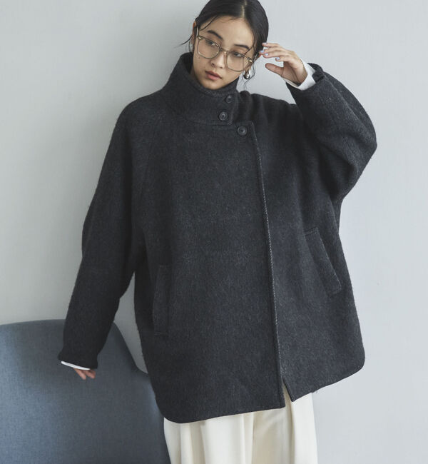 Doux archives「シャギースタンドオーバーコート」|ダッフルコート|