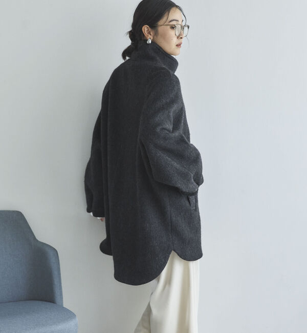 Doux archives「シャギースタンドオーバーコート」|ダッフルコート|