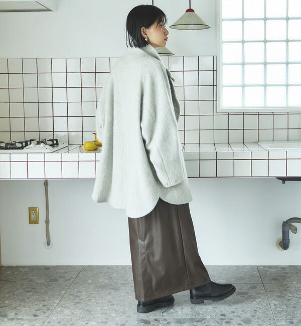 Doux archives「シャギースタンドオーバーコート」|ダッフルコート|