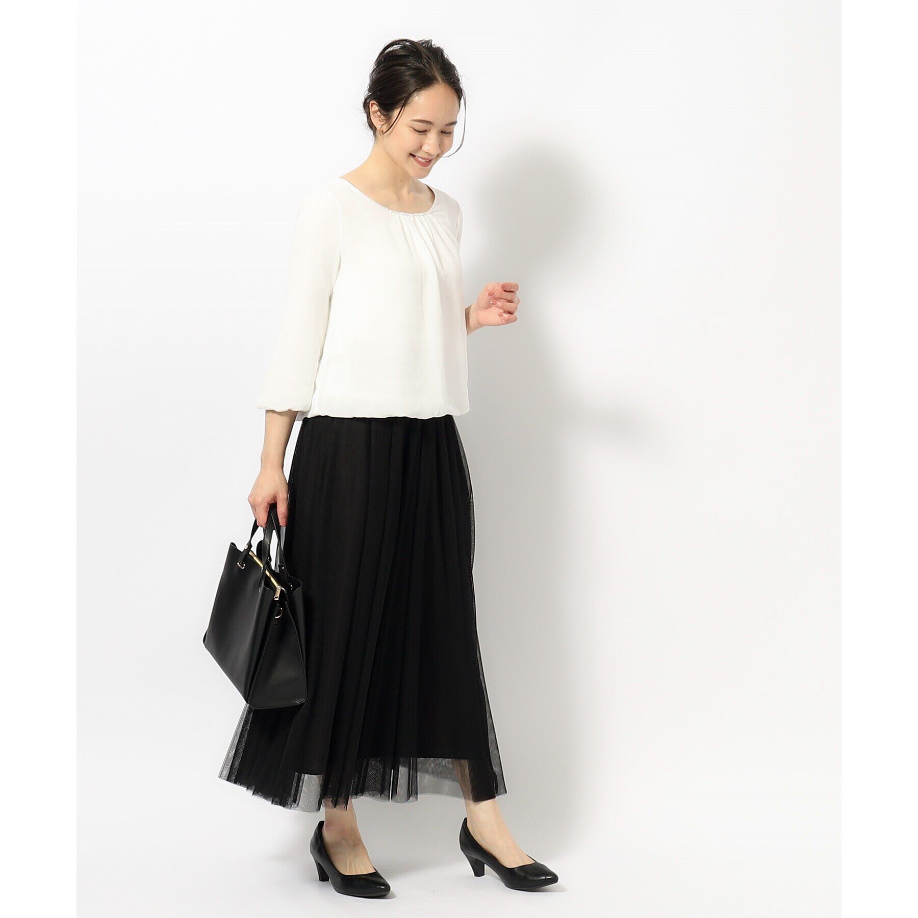 SHOO･LA･RUE「【洗える】ビジュー付きブラウス」|シャツ・ブラウス|