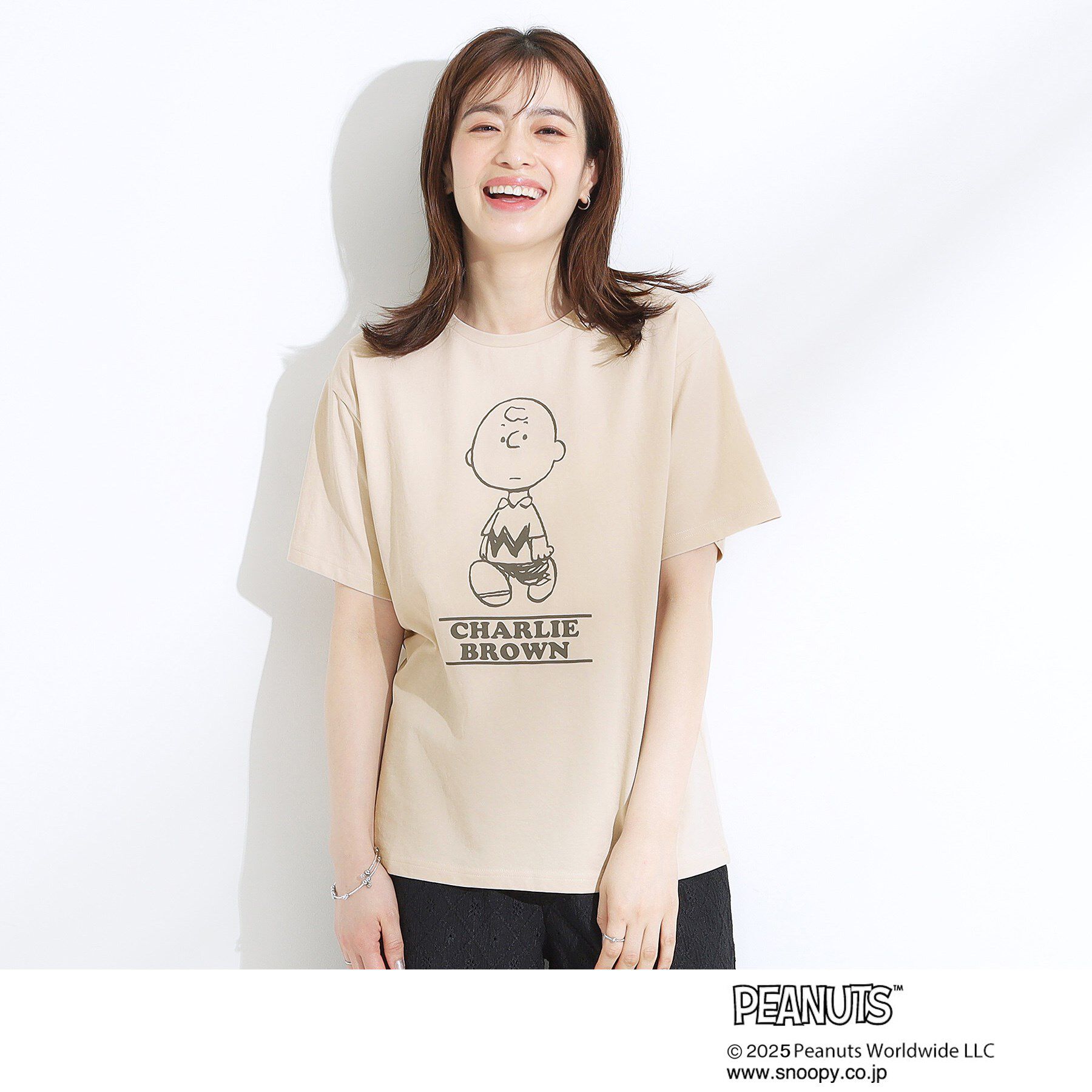 SHOO･LA･RUE「【PEANUTS】ひんやりTシャツ」|Tシャツ・カットソー|