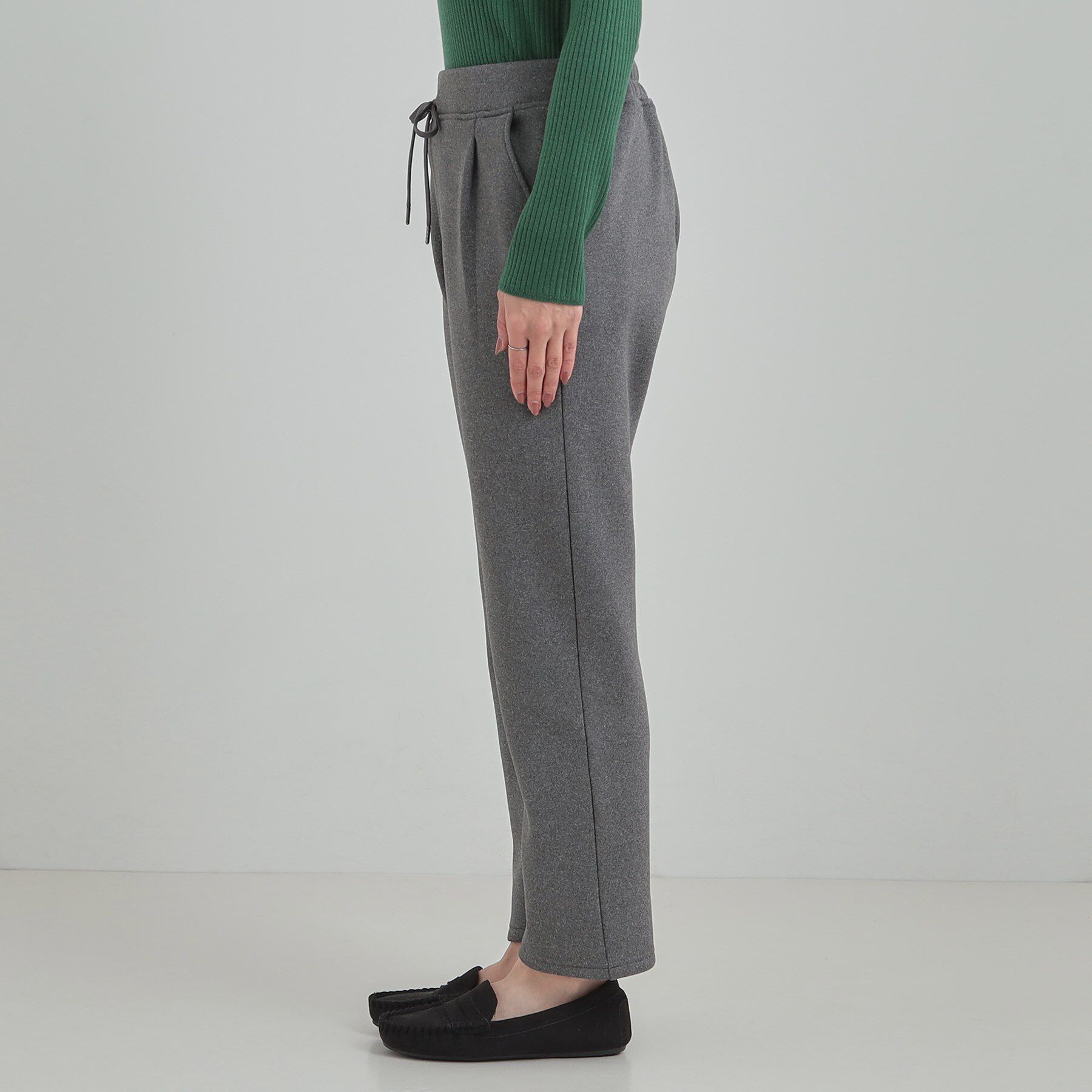 SHOO･LA･RUE「【あったか/洗濯機可】もちもちの肌触りがやみつきに 裏起毛テーパードパンツ」|その他|