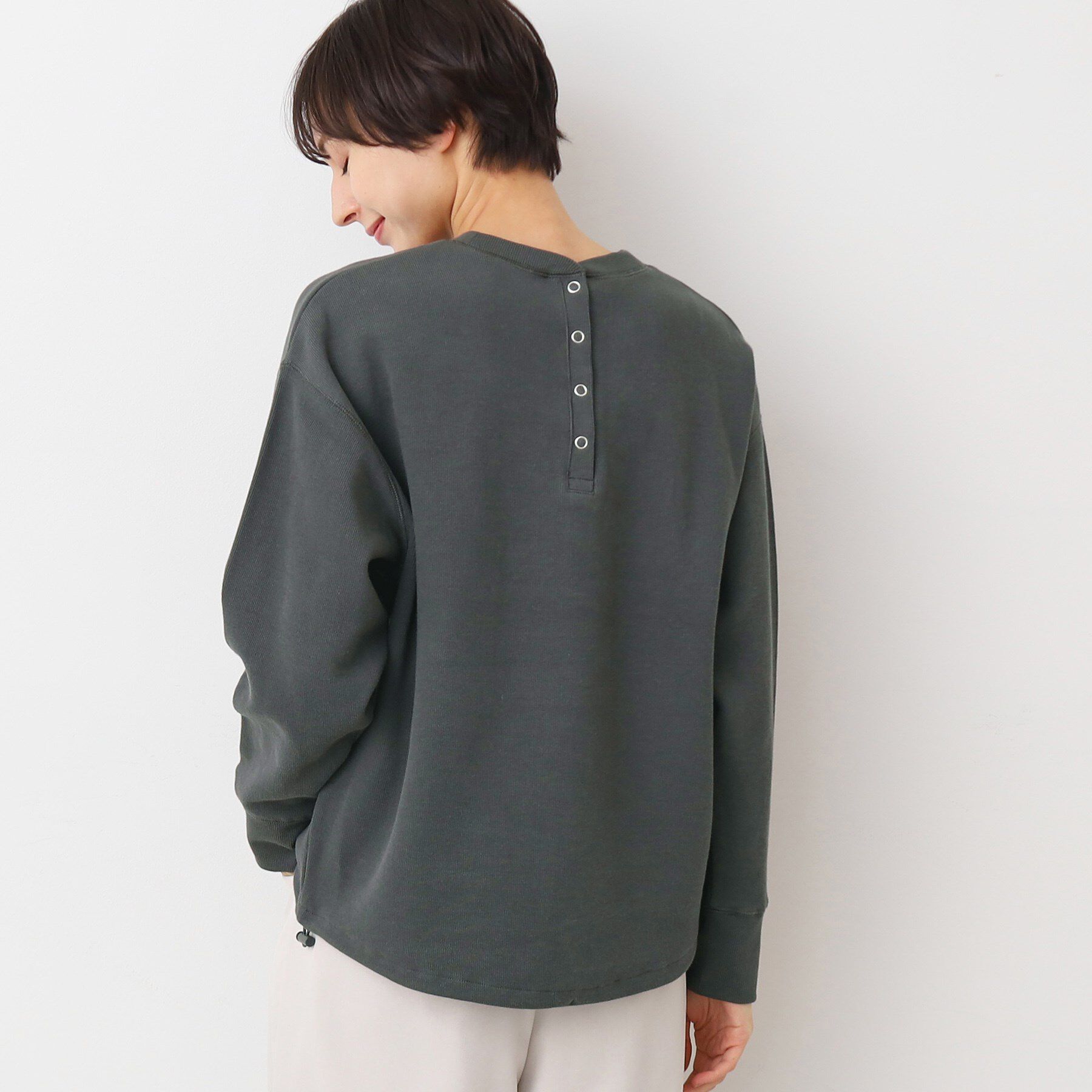 Dessin「【洗える】ドローコード付きカットソー（XS～L）」|Tシャツ・カットソー|