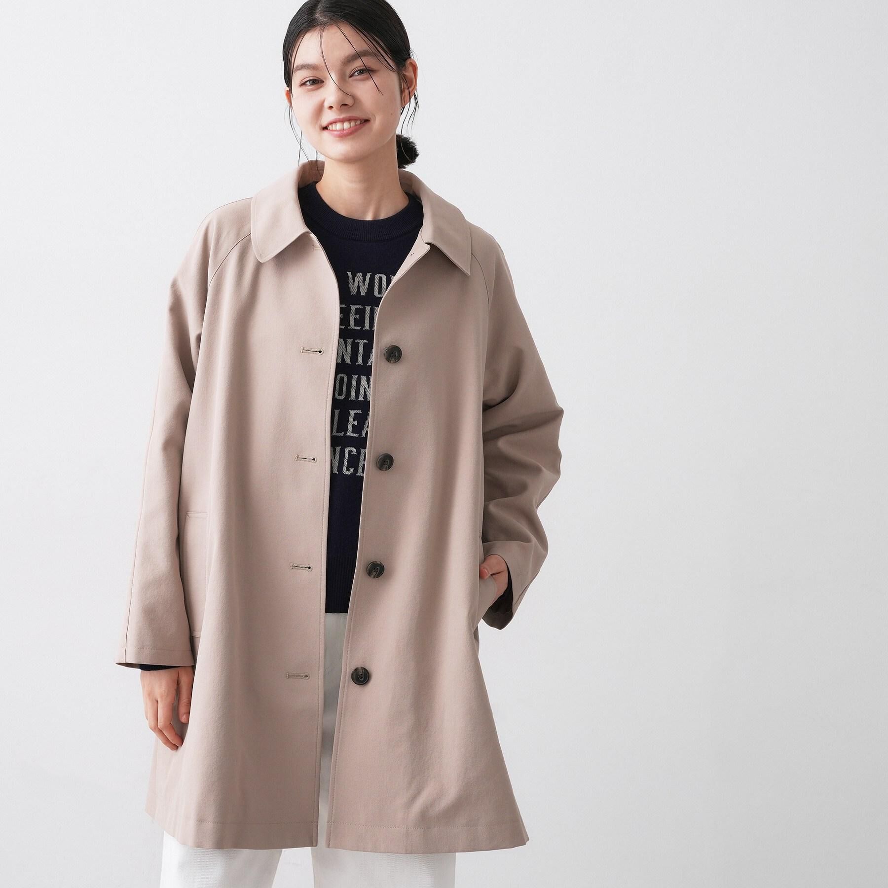 Dessin「【花粉ガード/撥水加工/洗える】ステンカラースプリングコート」|ステンカラーコート|