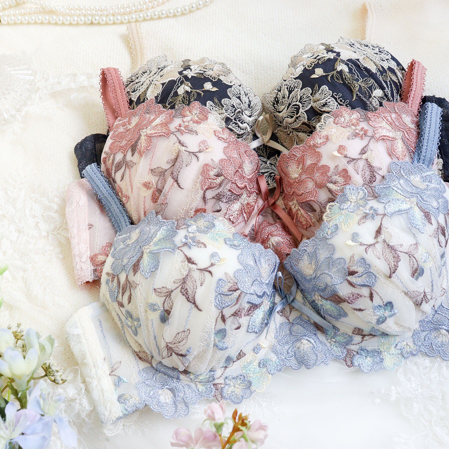 Risa Magli「クラシーナ ブラジャー（B-D）＜N Make Type＞」|インナー|