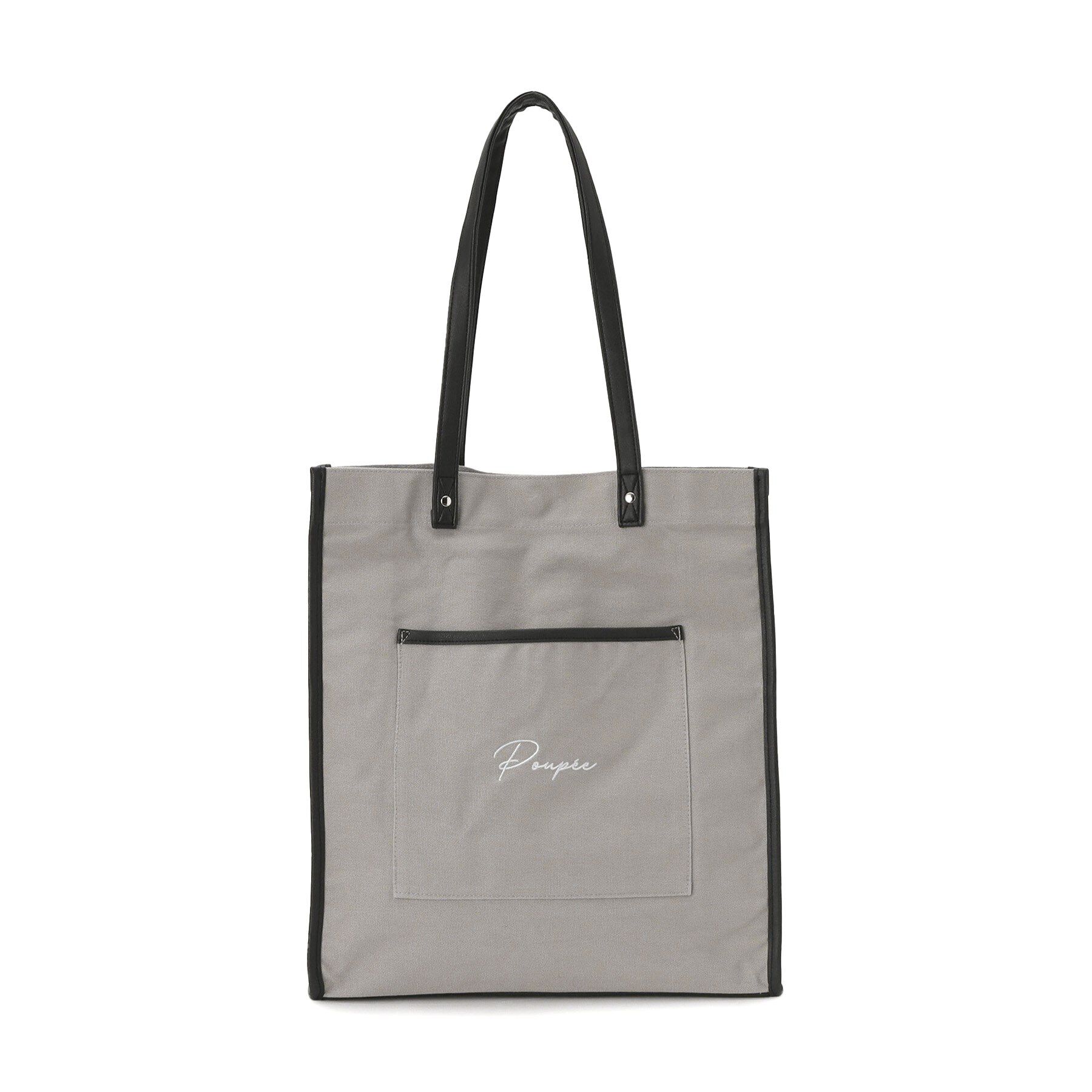 ITS&rsquo;DEMO「【推し活／A4対応】合皮パイピングキャンバストート」|トートバッグ|