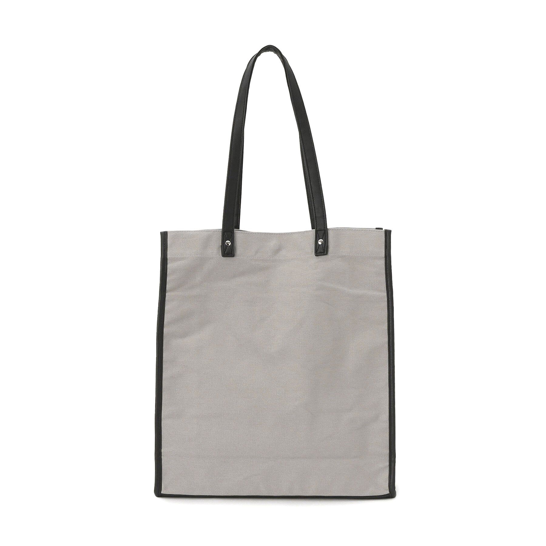 ITS&rsquo;DEMO「【推し活／A4対応】合皮パイピングキャンバストート」|トートバッグ|