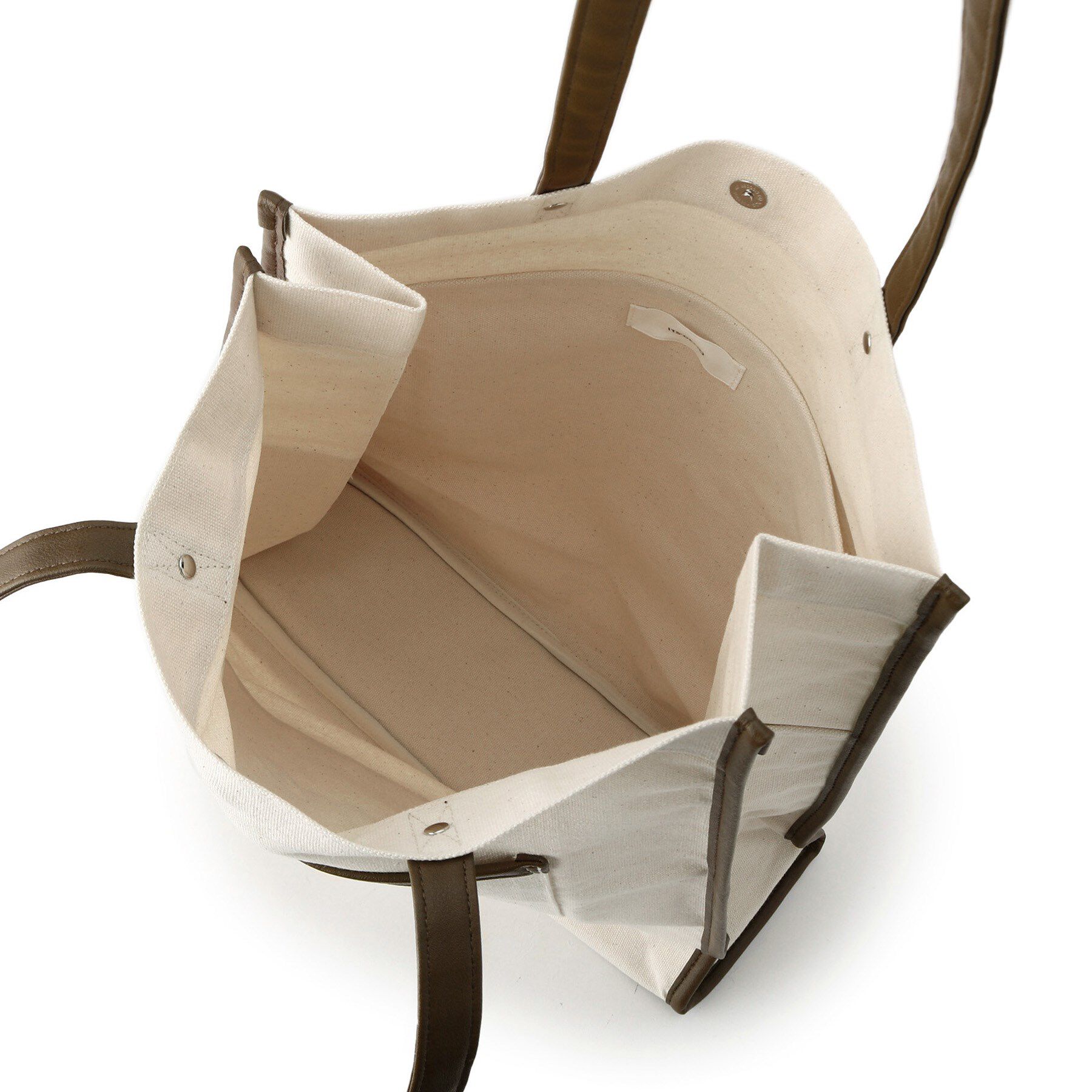 ITS&rsquo;DEMO「【推し活／A4対応】合皮パイピングキャンバストート」|トートバッグ|