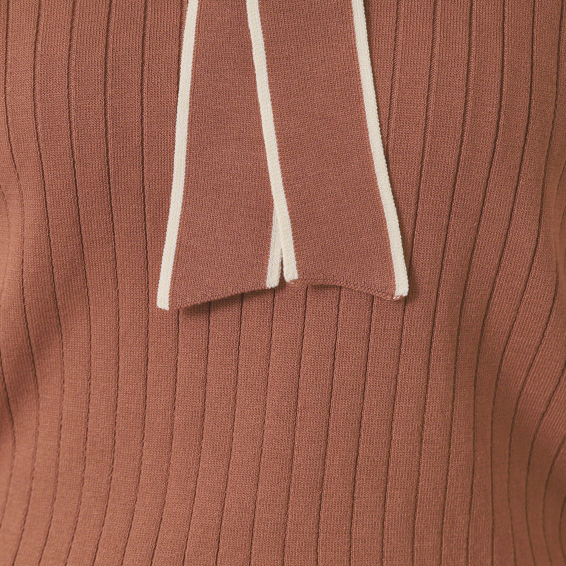 ITS&rsquo;DEMO「【手洗い可】配色ボウタイニット」|ニット・セーター|