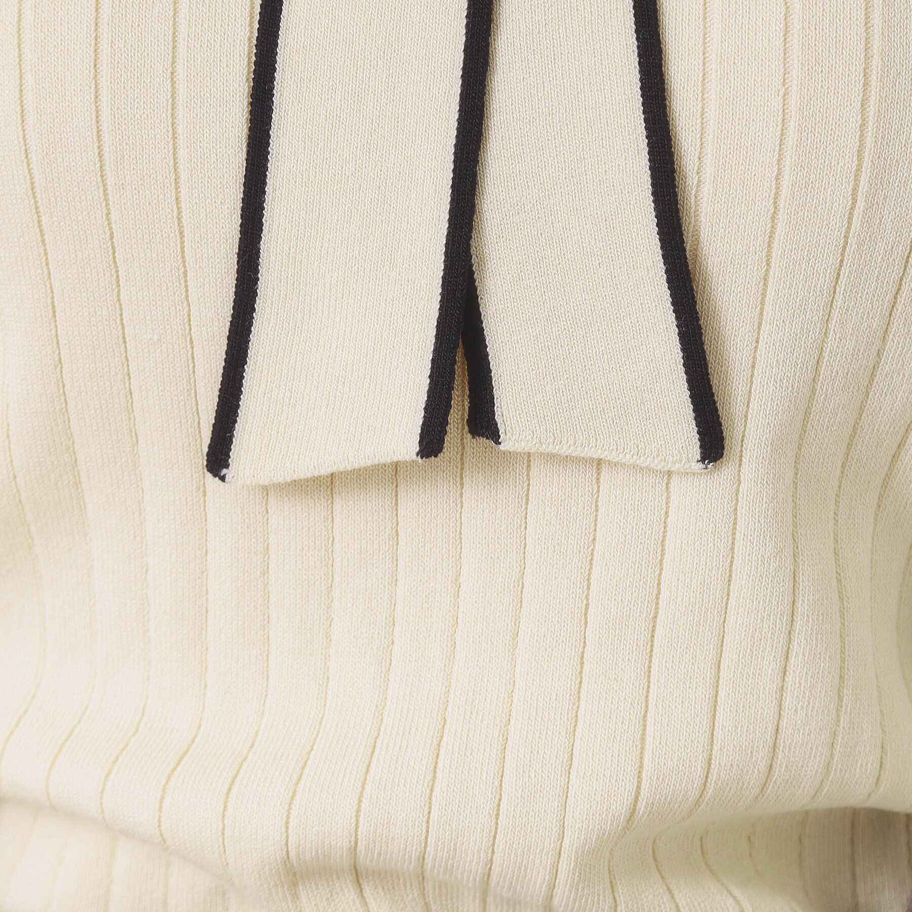 ITS&rsquo;DEMO「【手洗い可】配色ボウタイニット」|ニット・セーター|