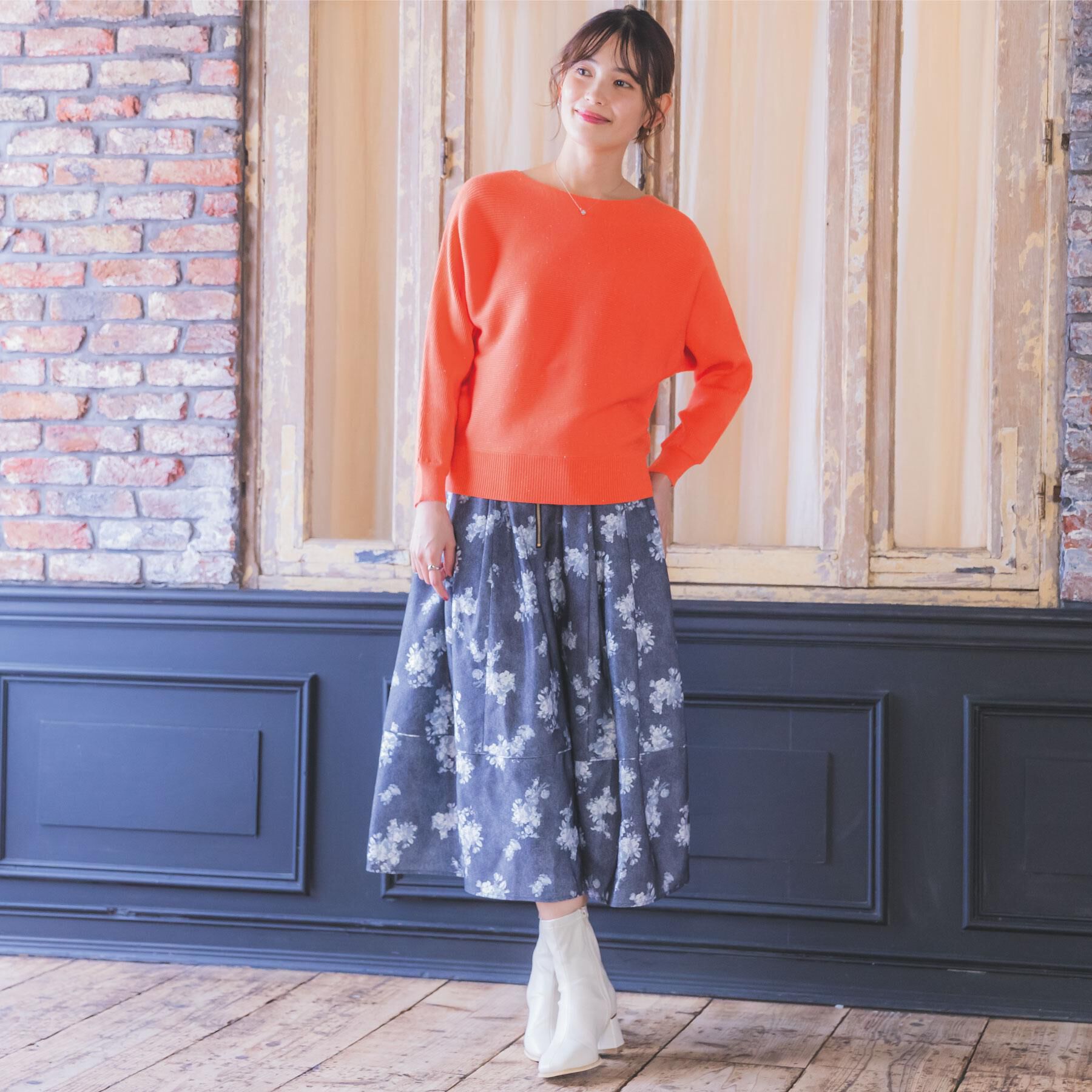 ITS&rsquo;DEMO「【手洗い可】アンジェリーナラメリブドルマンニット」|ニット・セーター|