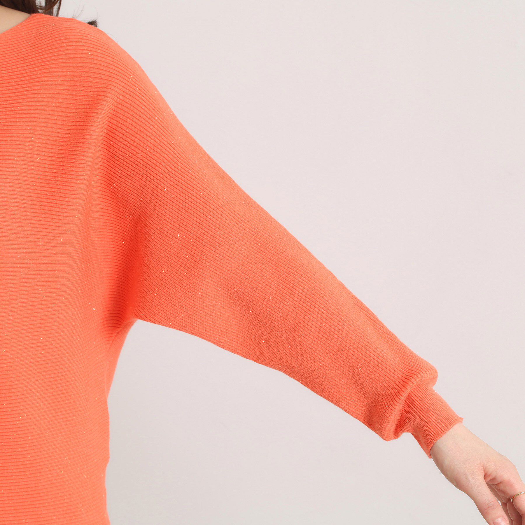 ITS&rsquo;DEMO「【手洗い可】アンジェリーナラメリブドルマンニット」|ニット・セーター|