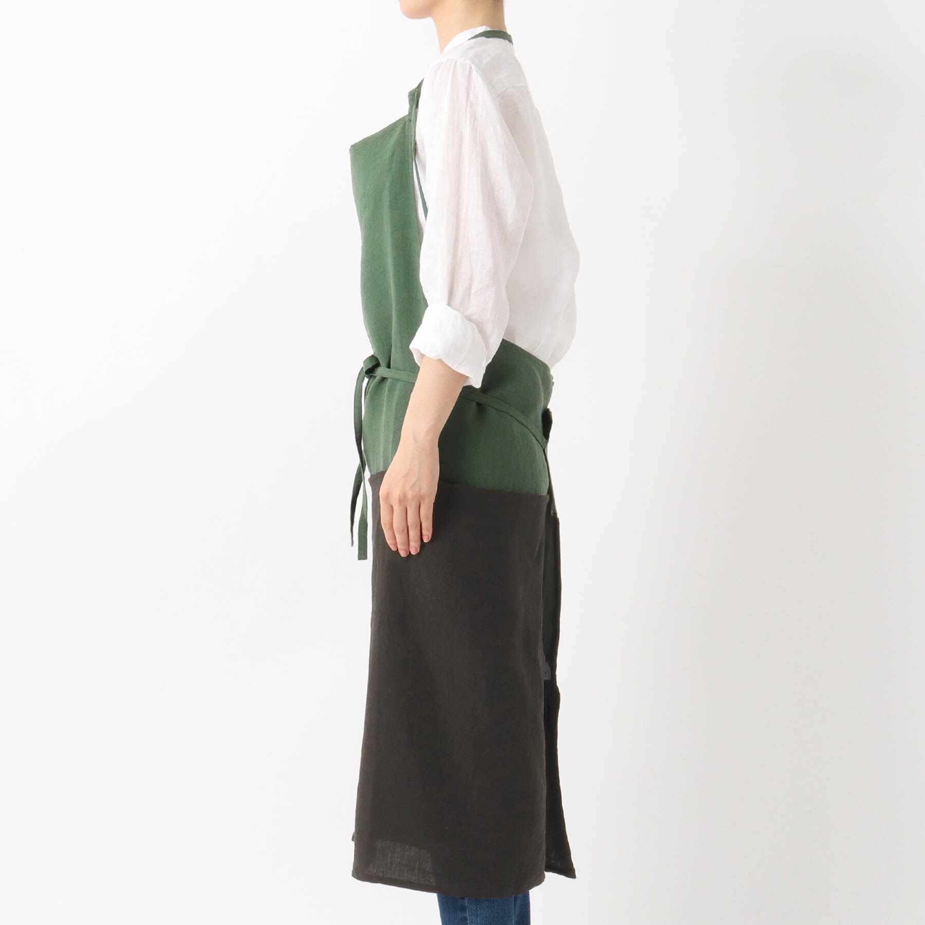 212 KITCHEN STORE「チムニーエプロン リネン OV」|食器・キッチングッズ|