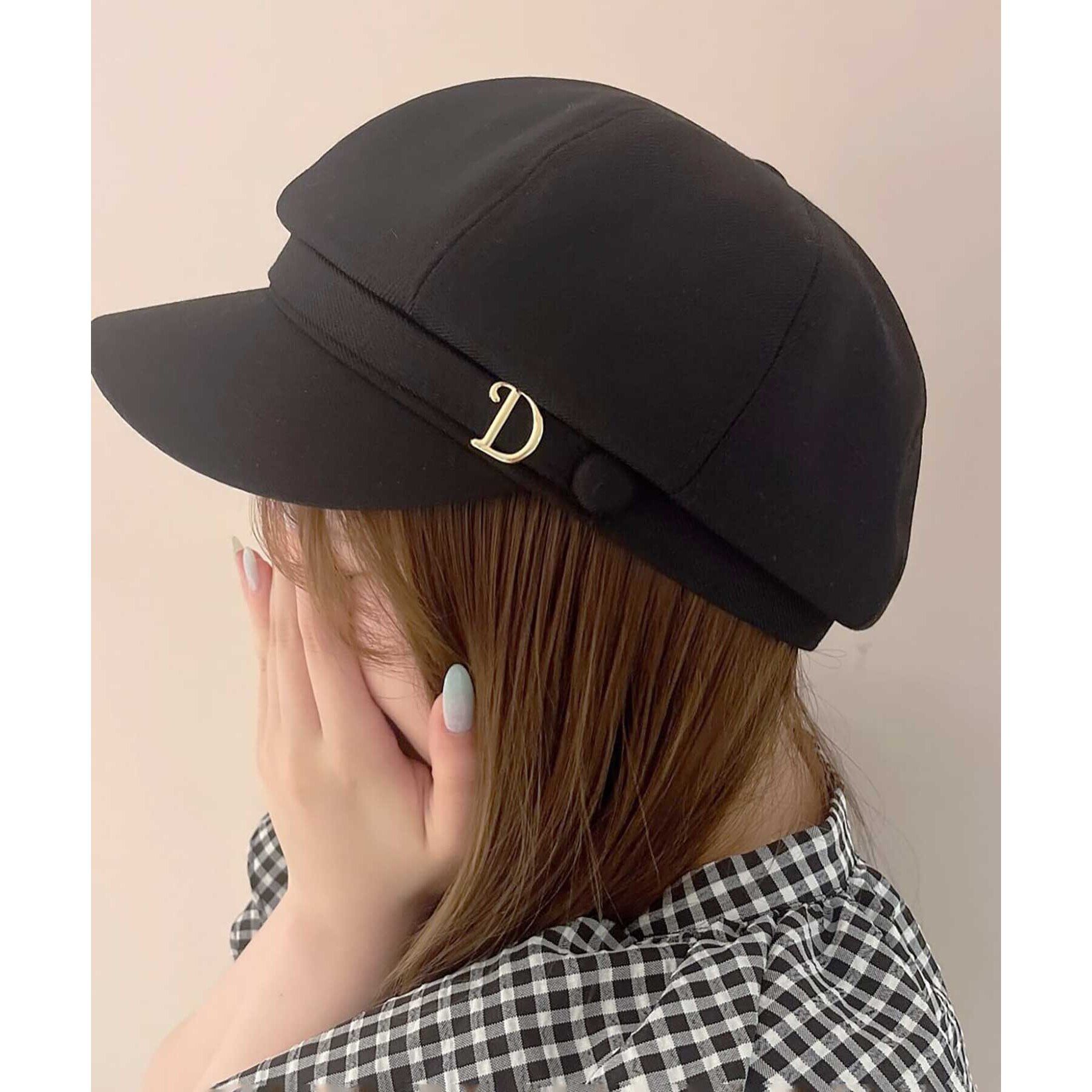 Grandedge「イニシャルハット キャスケット Dバックル」|キャップ・キャスケット|