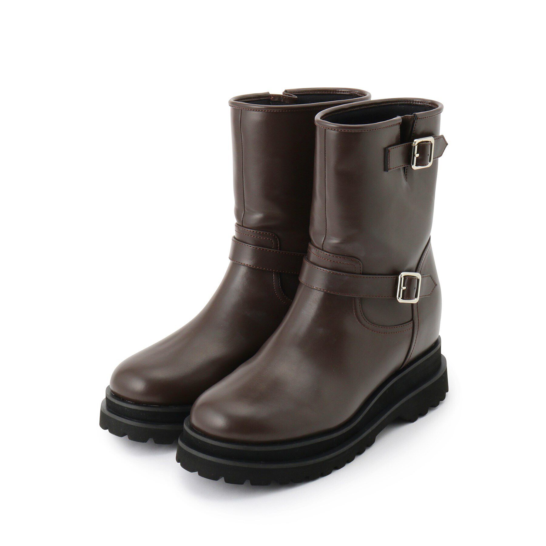 ESPERANZA「きゅんフィットインソールエンジニアショートブーツ」|ショートブーツ|ﾌﾞﾗｳﾝ(043)