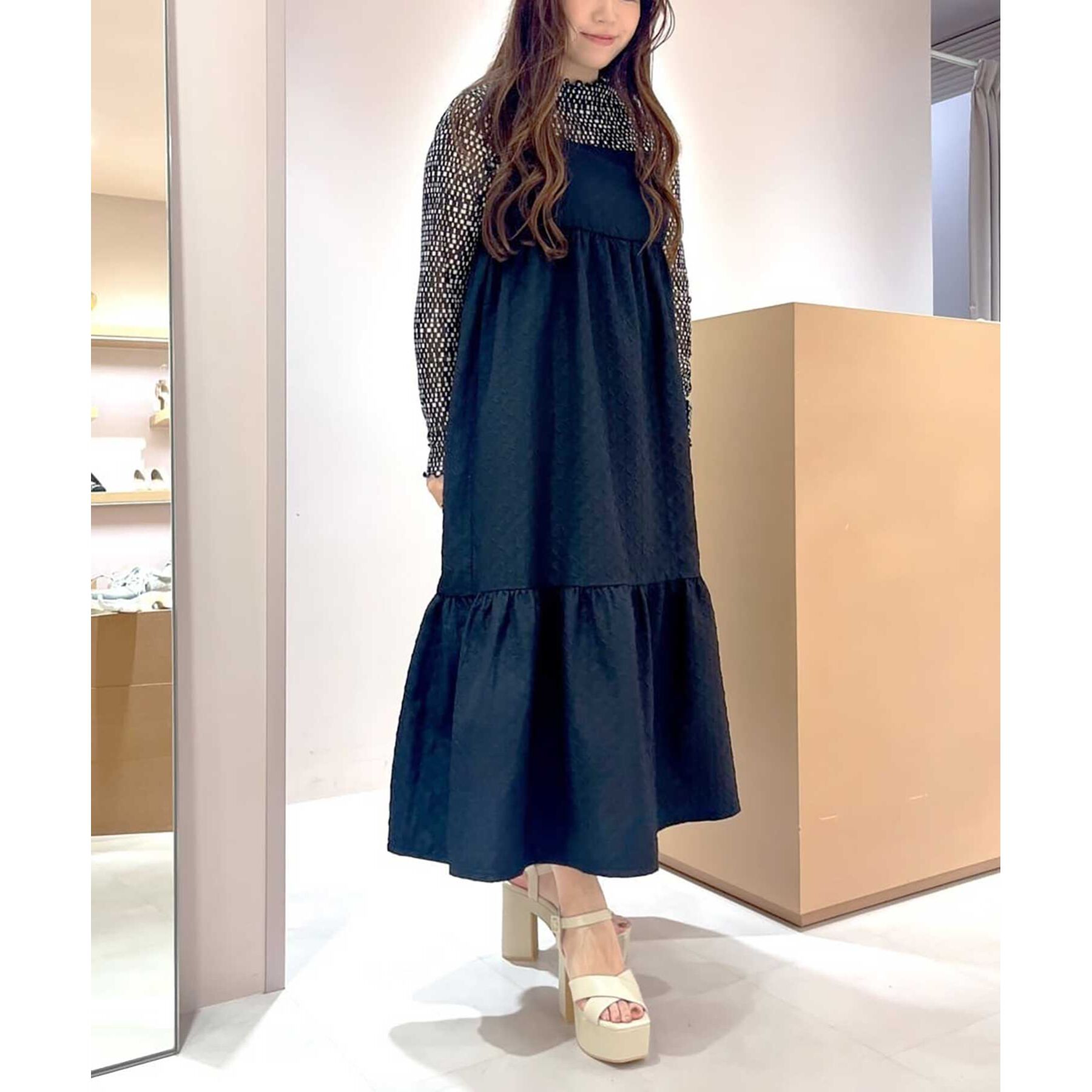 ESPERANZA「◆【ラク盛り／サンダル】リピーター続出／脚長美脚　ラク盛り厚底サンダル　24年Ver」|サンダル|