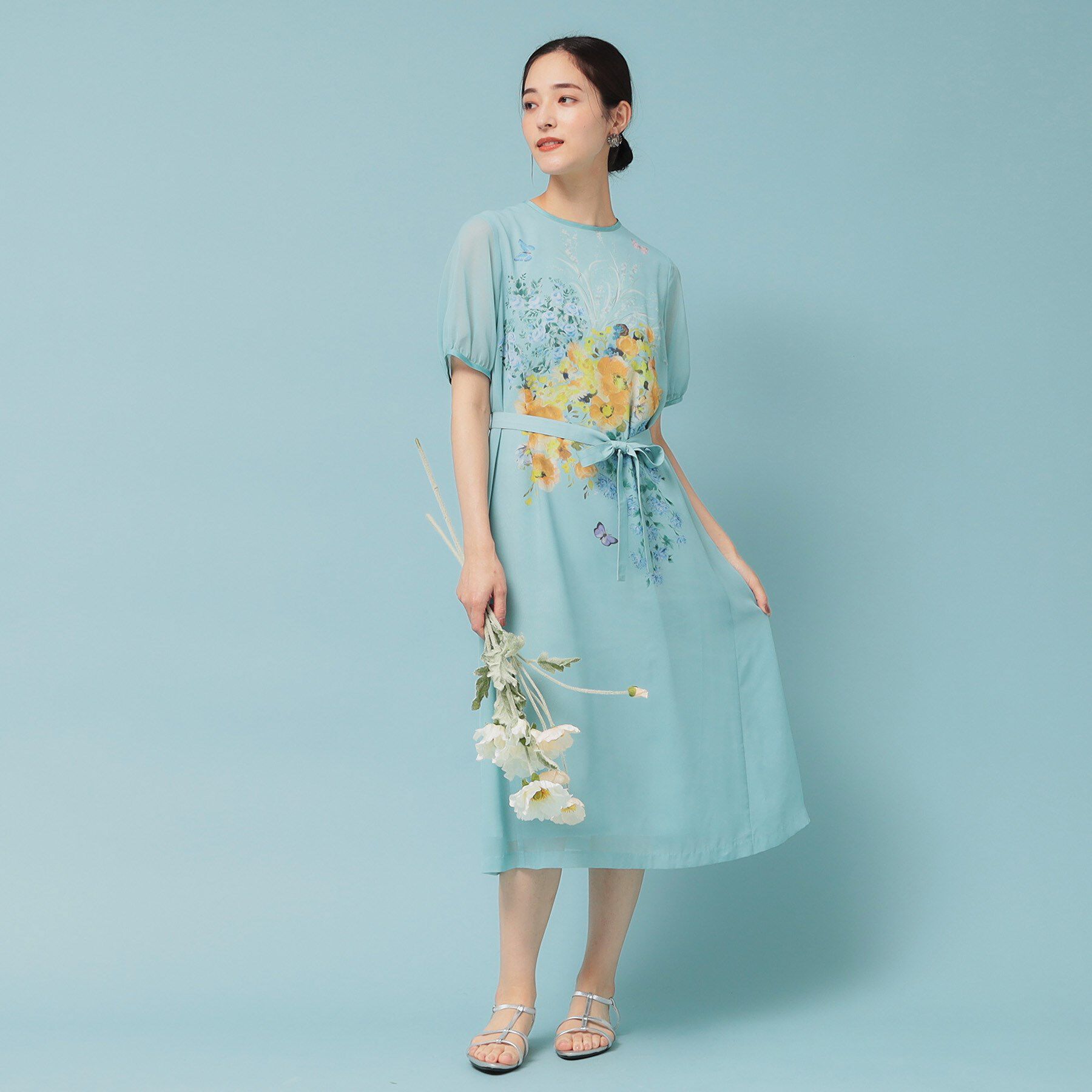 SunaUna「【co creation and yours／SS～L】パネル柄ワンピース」|ワンピース|