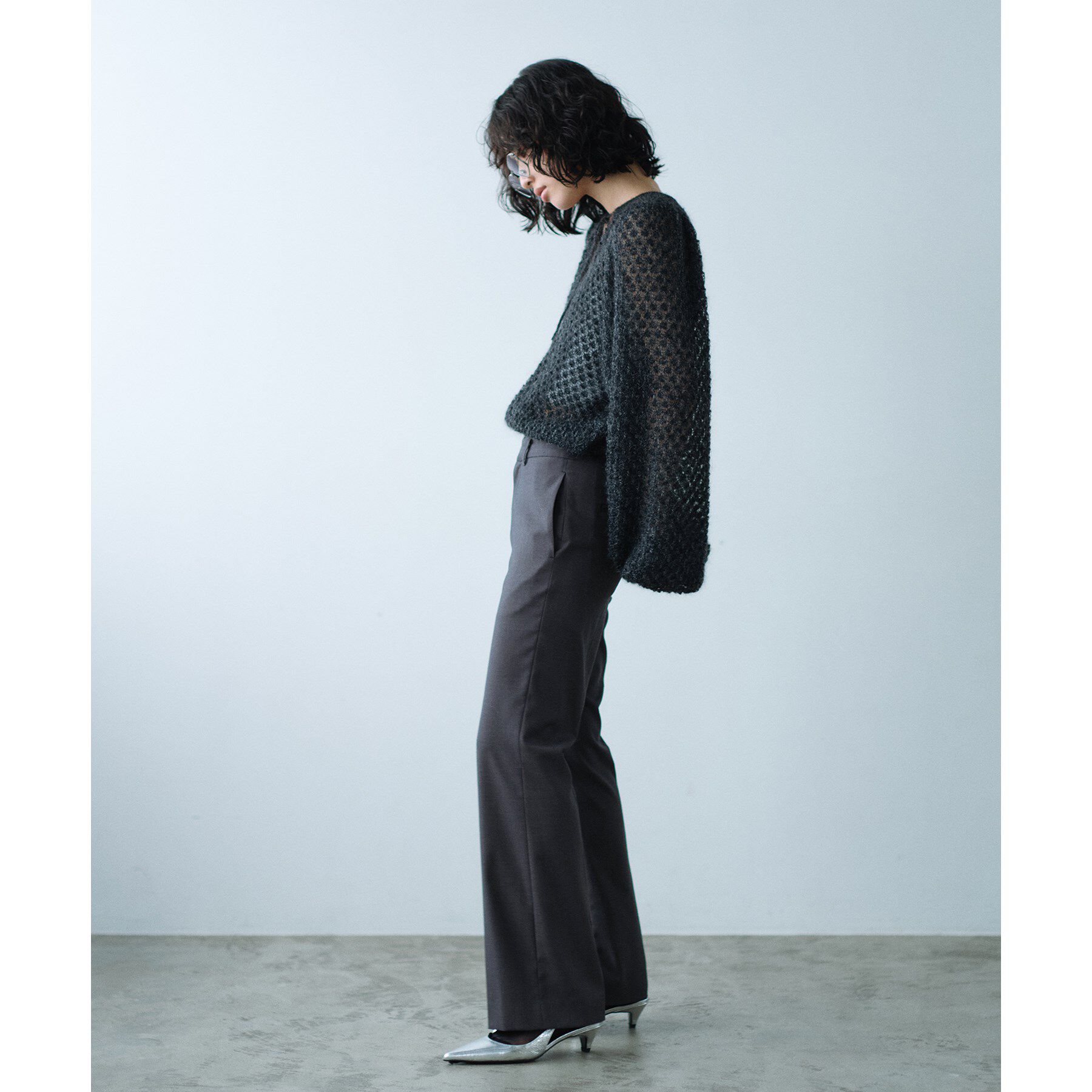 CODE A「2way sheer mohair pullover」|ニット・セーター|
