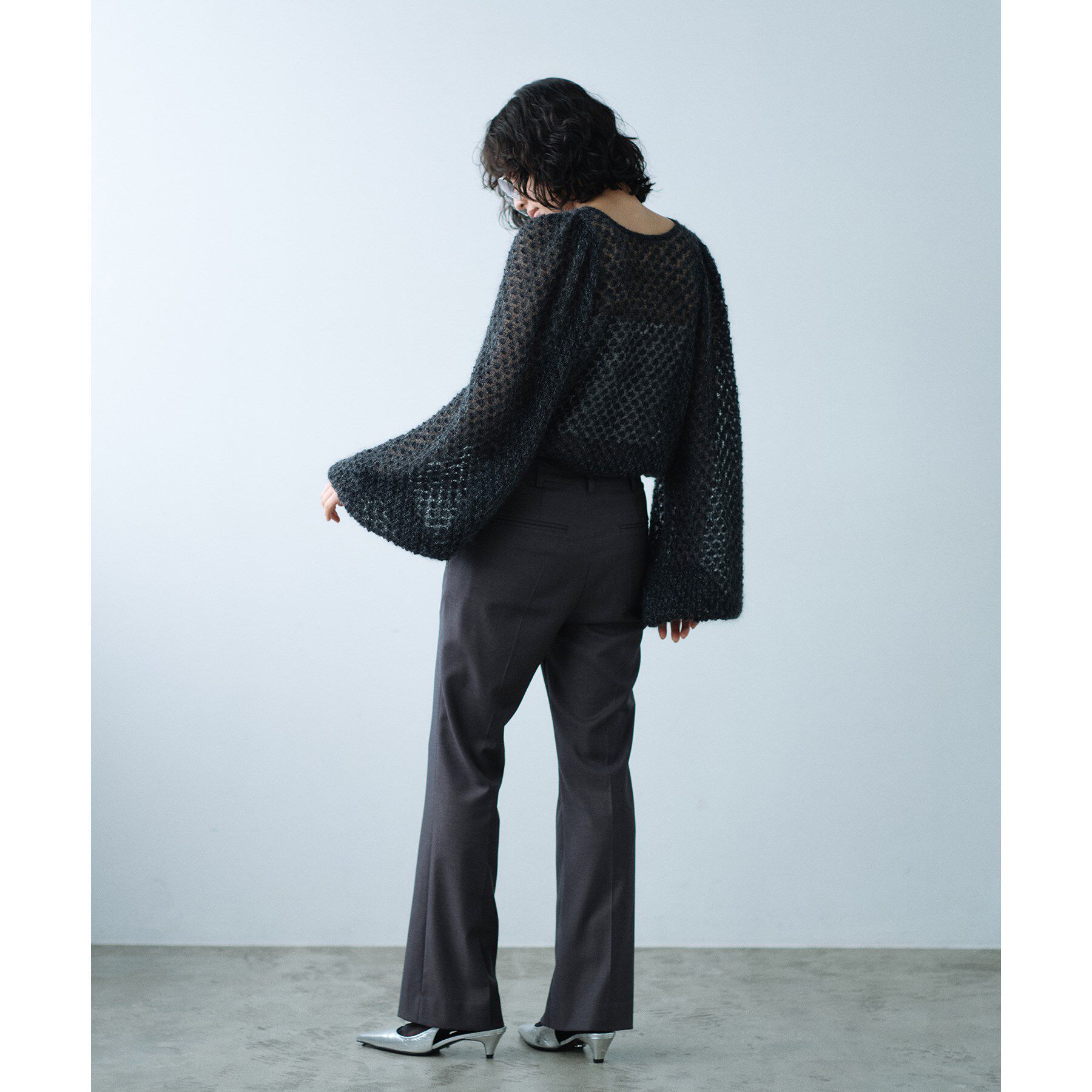 CODE A「2way sheer mohair pullover」|ニット・セーター|