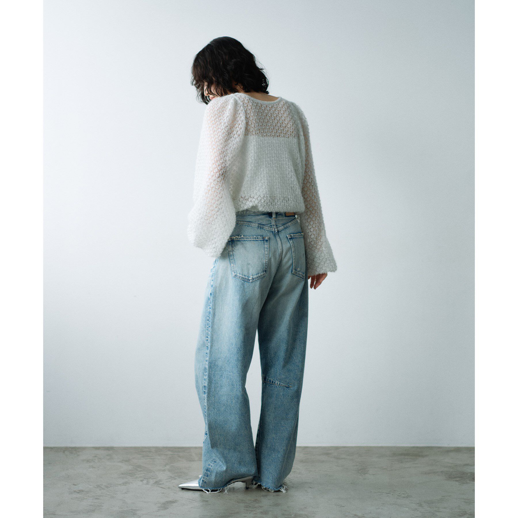 CODE A「2way sheer mohair pullover」|ニット・セーター|