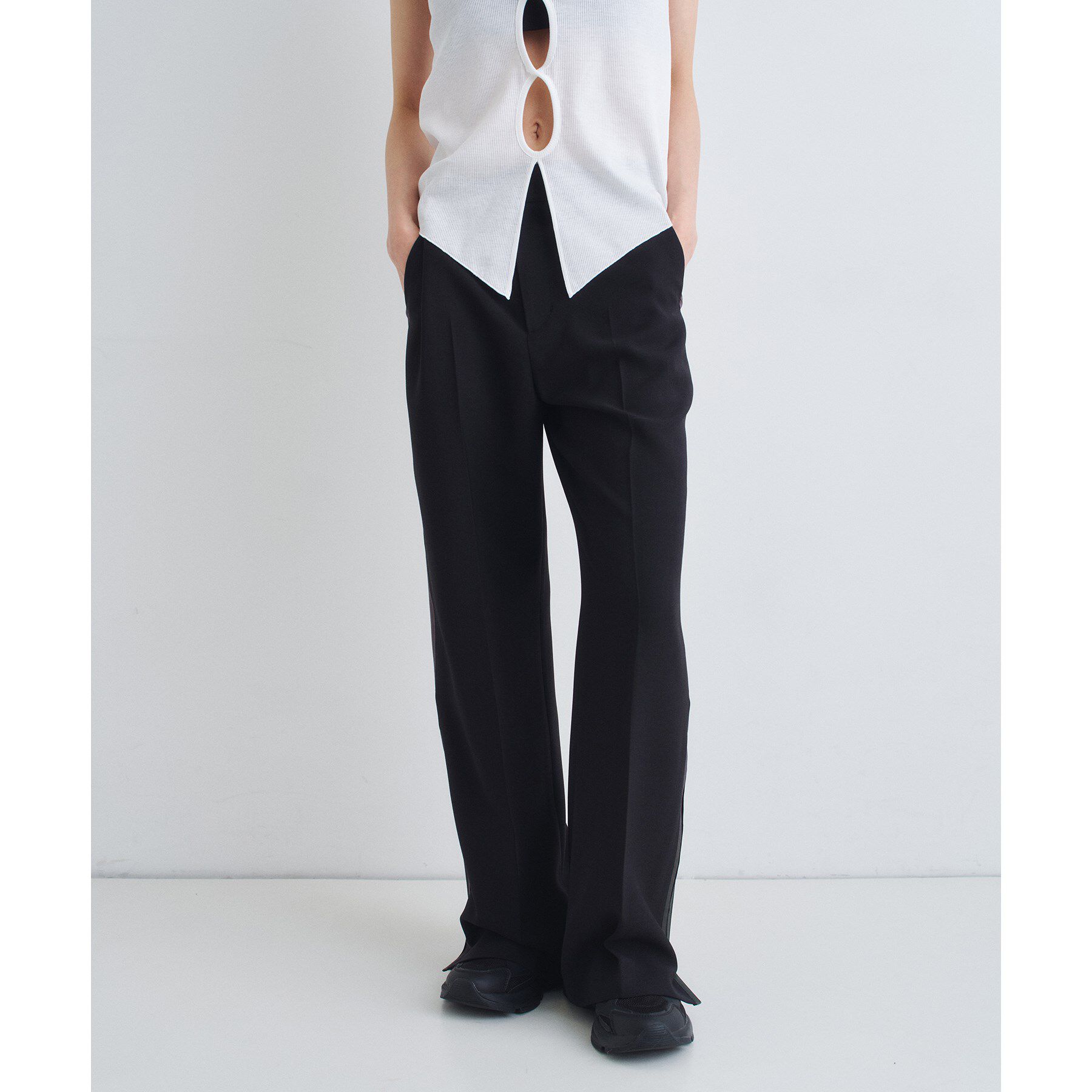 CODE A「line zip trousers」|その他|