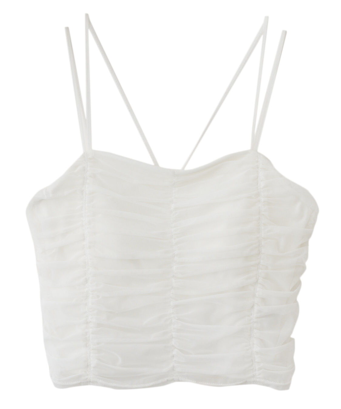 COCO DEAL「ギャザーチュールバンドゥブラトップ」|インナー|