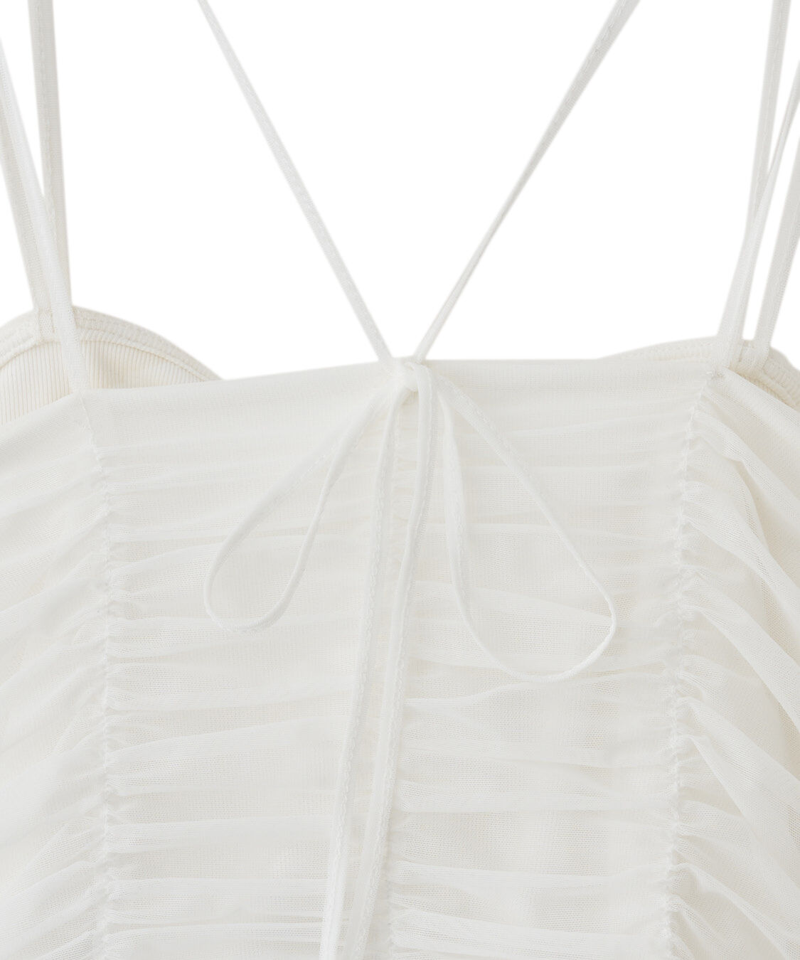 COCO DEAL「ギャザーチュールバンドゥブラトップ」|インナー|