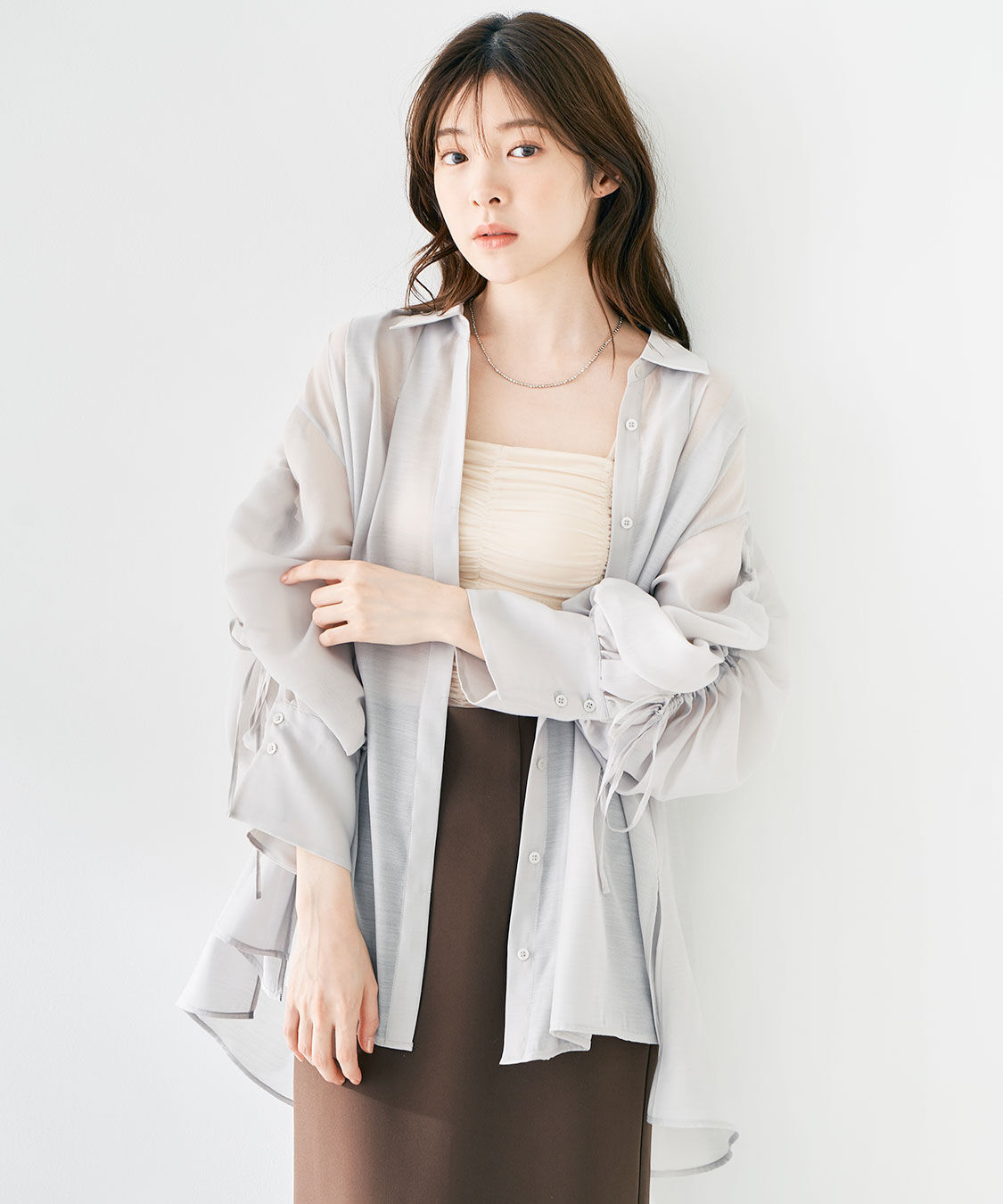 COCO DEAL「ギャザーチュールバンドゥブラトップ」|インナー|