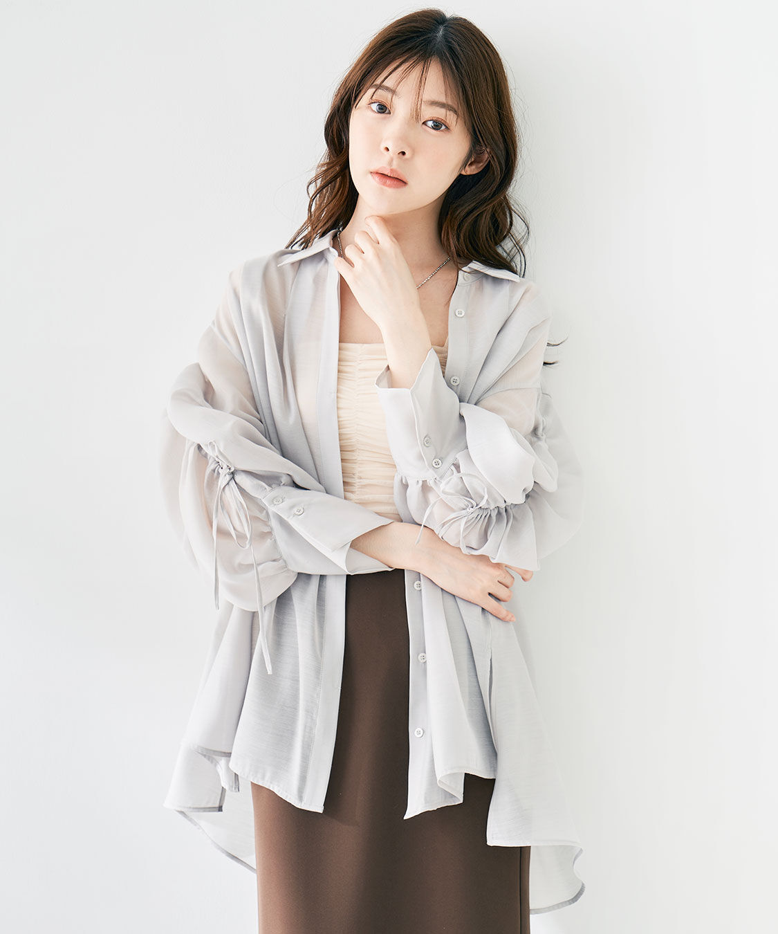 COCO DEAL「ギャザーチュールバンドゥブラトップ」|インナー|