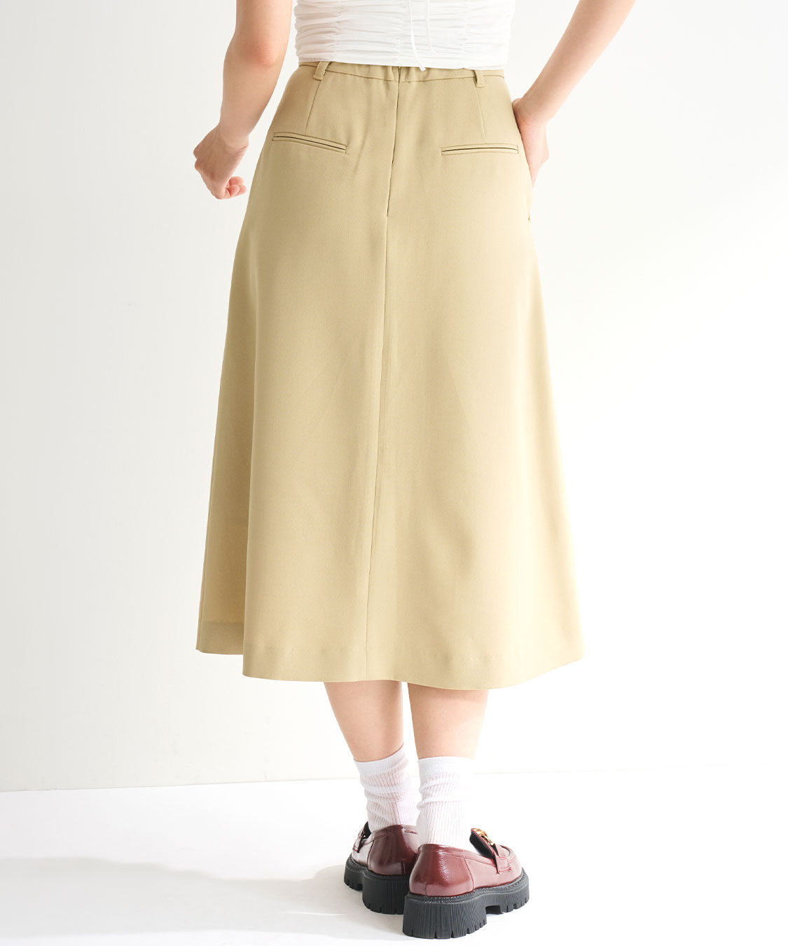 COCO DEAL「ミディ丈プリーツスカート」|スカート|