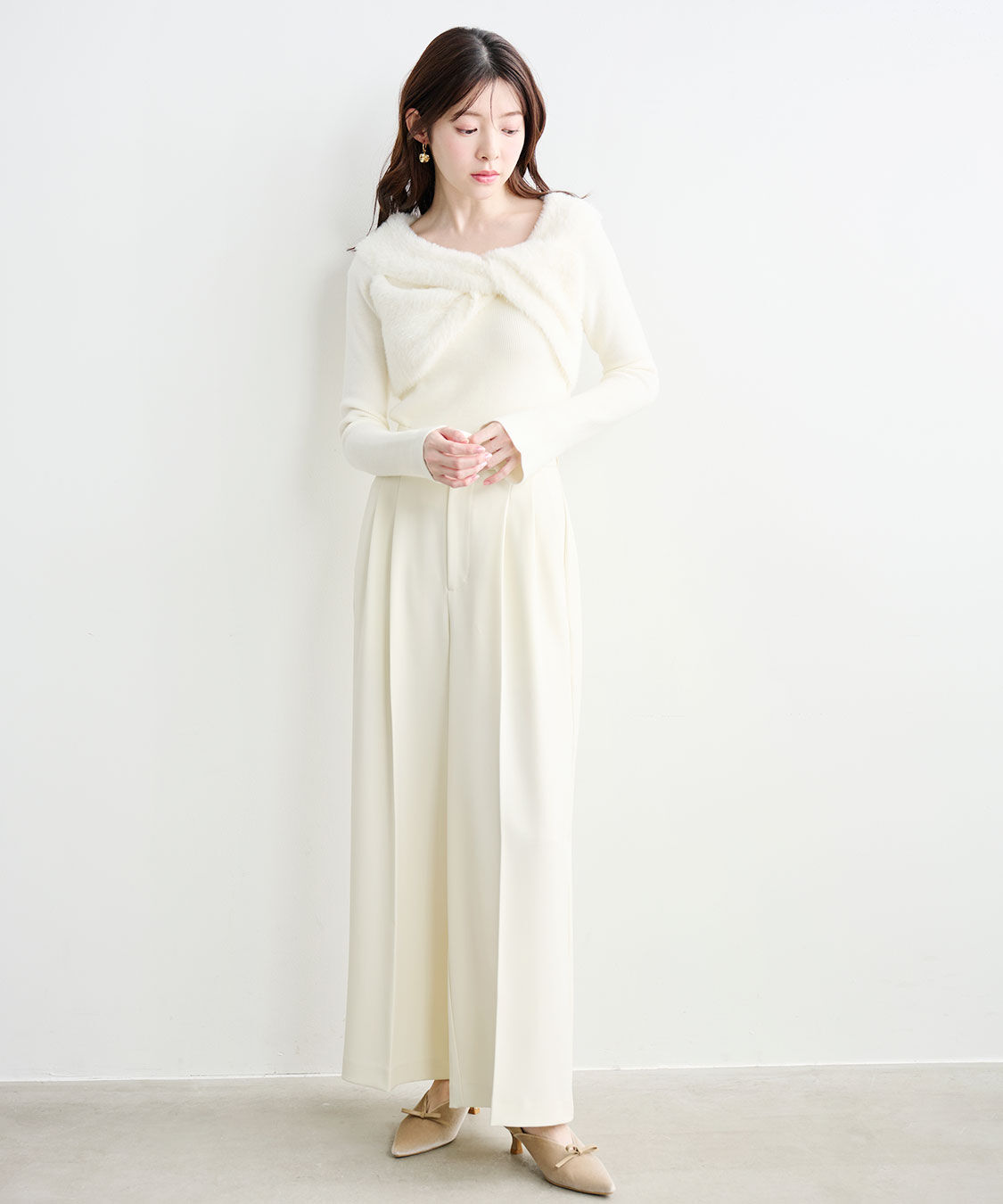 COCO DEAL「スラックスワイドパンツ」|スラックス|