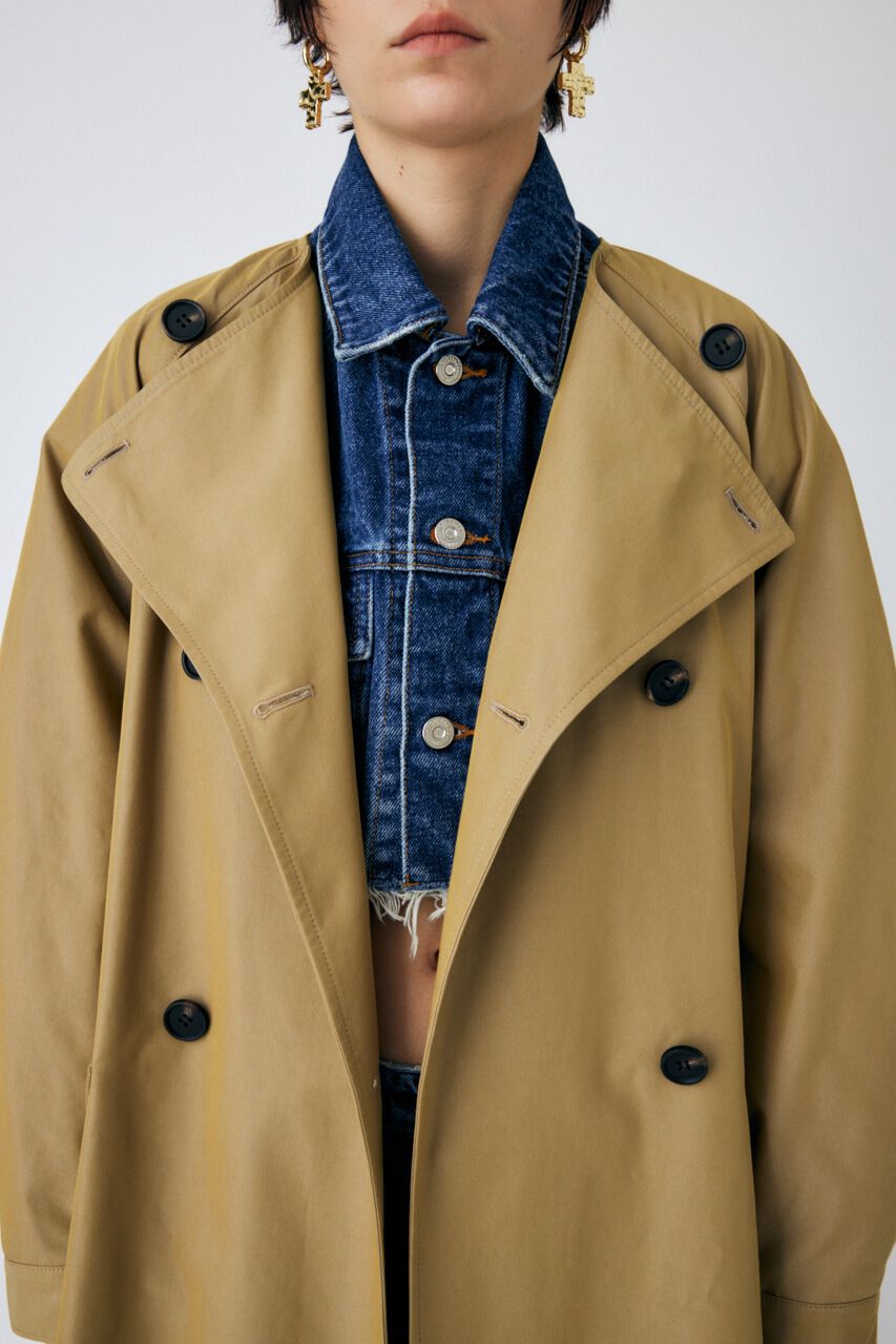 MOUSSY「COLLARLESS TRENCH コート」|その他|