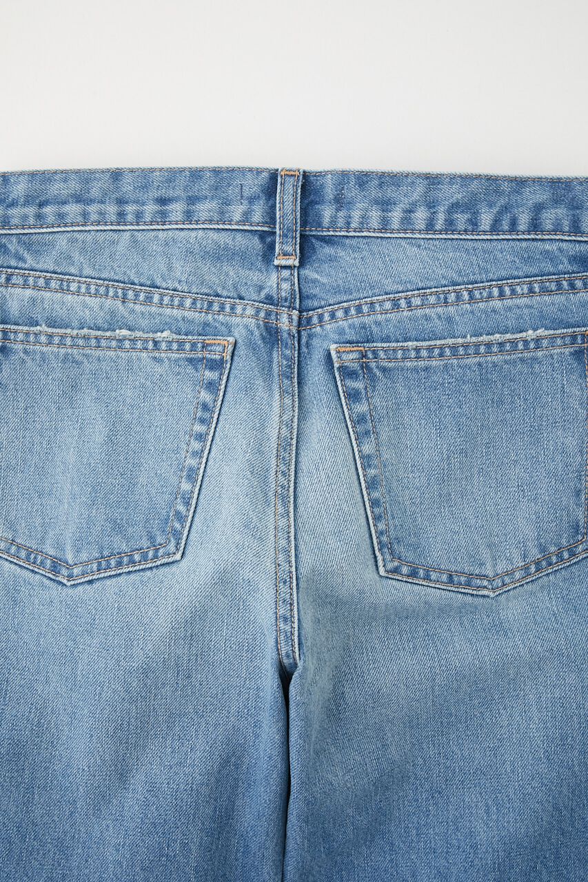 MOUSSY「LOW RISE WIDE FLARE」|デニム|