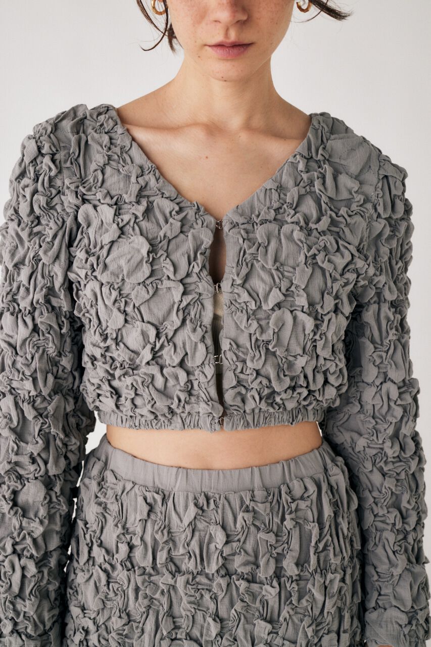MOUSSY「CRUMPLY GATHER ジャケット」|その他|GRY