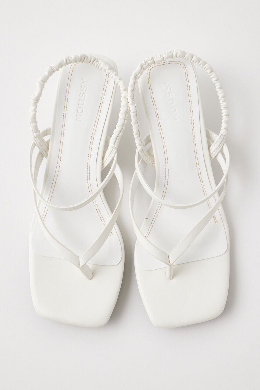 MOUSSY「SHIRRING STRAP TONGS サンダル」|サンダル|