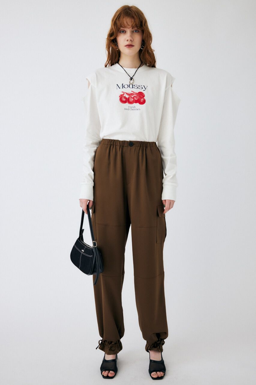 MOUSSY「SATIN WIDE CARGO パンツ」|その他|