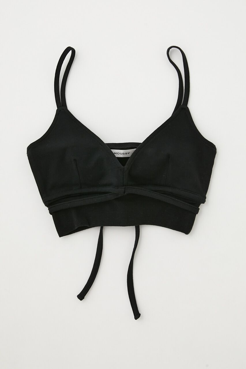 MOUSSY「STRING ブラトップ」|チューブトップ|BLK
