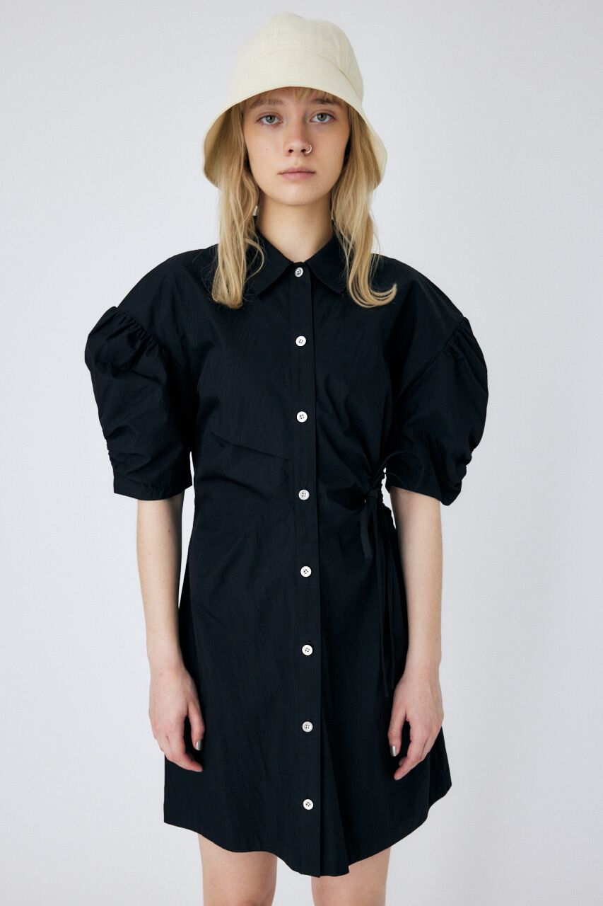 MOUSSY「SIDE OPEN SHIRT ミニドレス」|ワンピース|