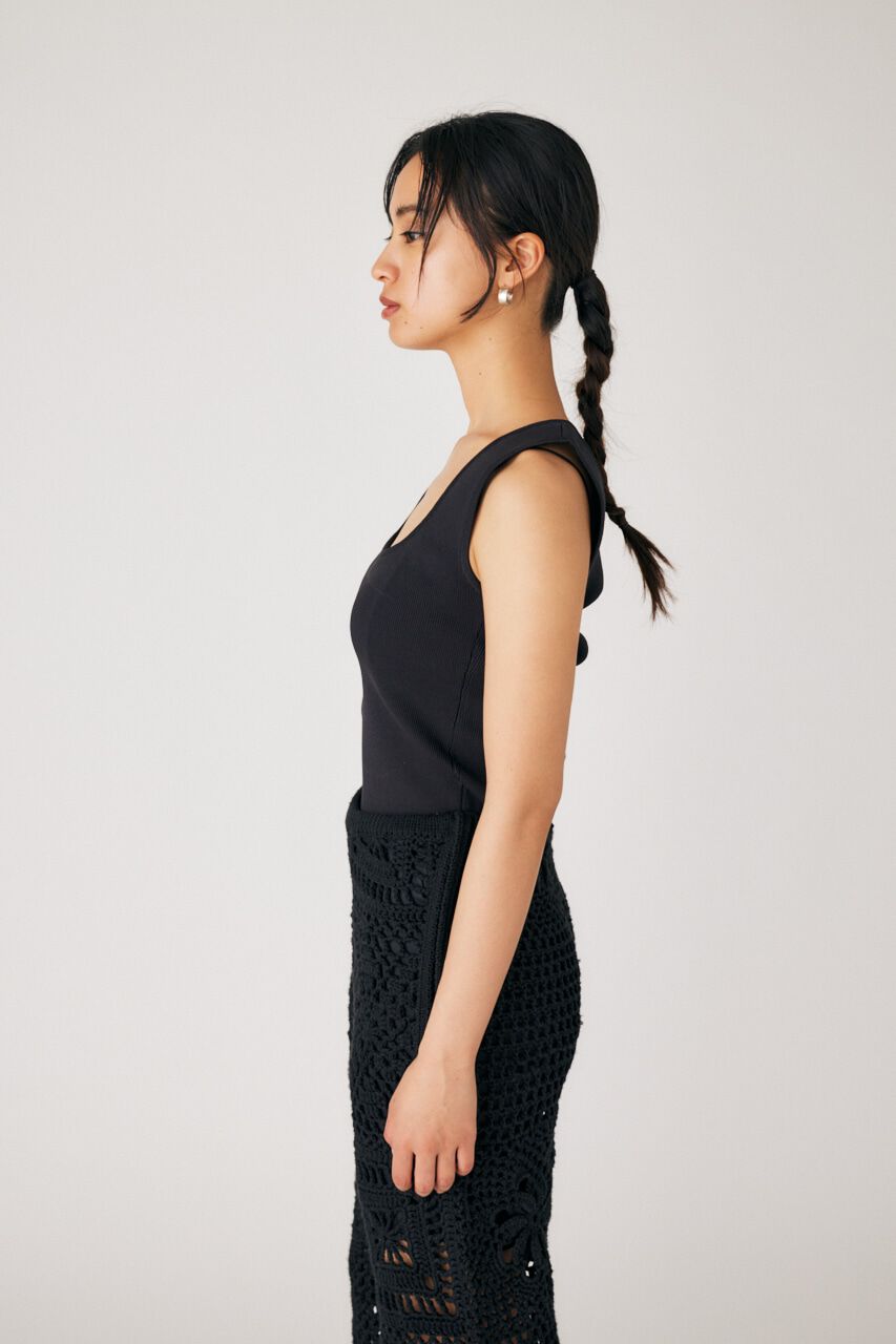 MOUSSY「KNIT タンクトップ」|タンクトップ|