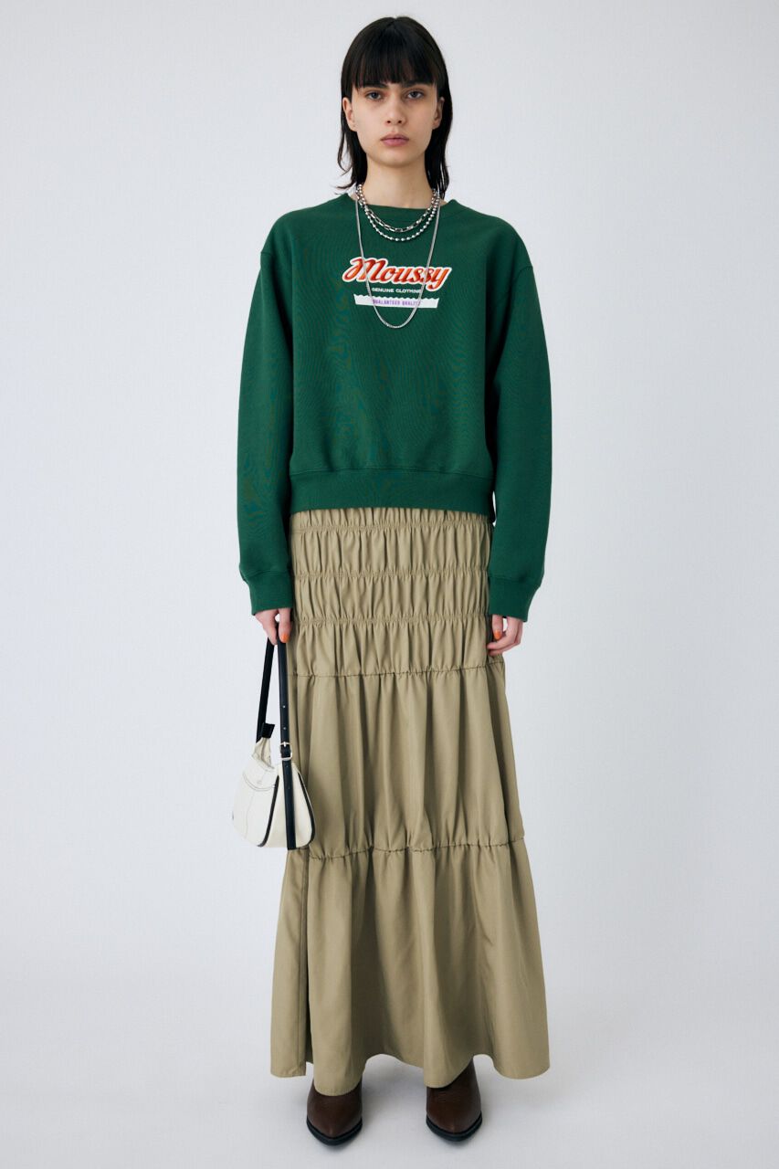 MOUSSY「SHIRRING ロングスカート」|スカート|