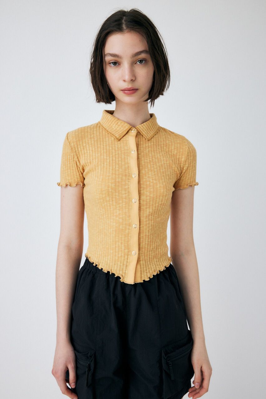 MOUSSY「TRANSPARENT SKINNY カーディガン」|Tシャツ・カットソー|ORG