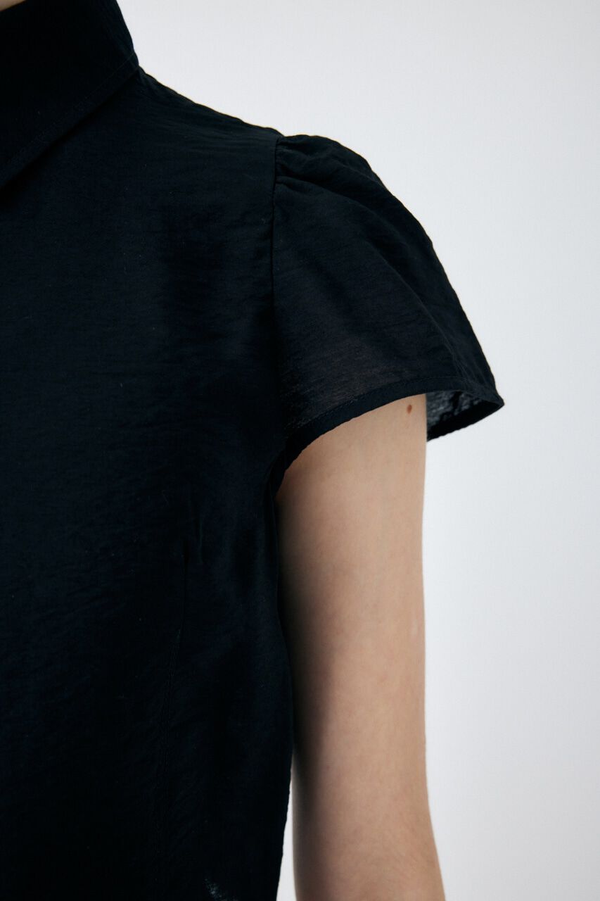 MOUSSY「SHEER SHORT SLEEVE シャツ」|シャツ・ブラウス|