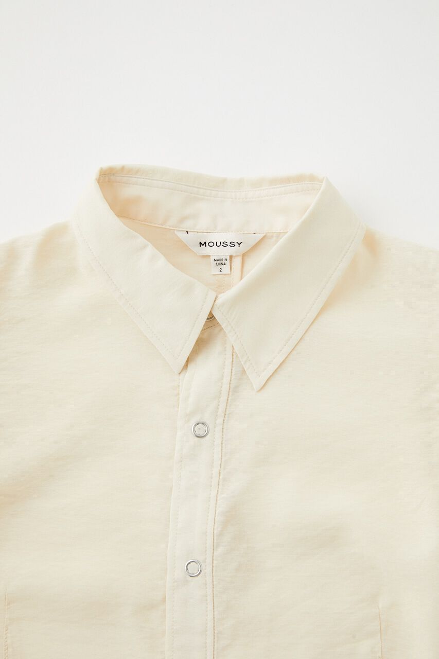 MOUSSY「SHEER SHORT SLEEVE シャツ」|シャツ・ブラウス|